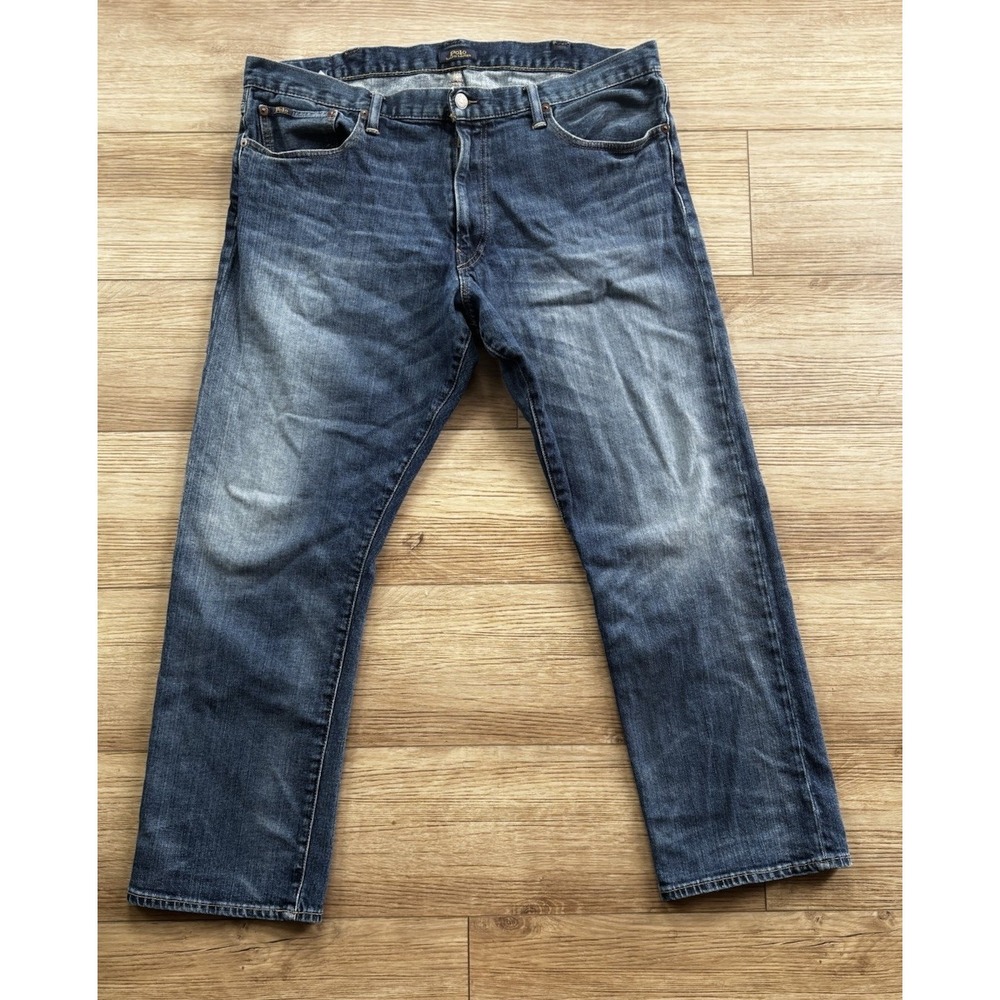 Ralph Lauren Polo Jeans Men's 38X30 Blue Classic Fit Medium Wash Denim